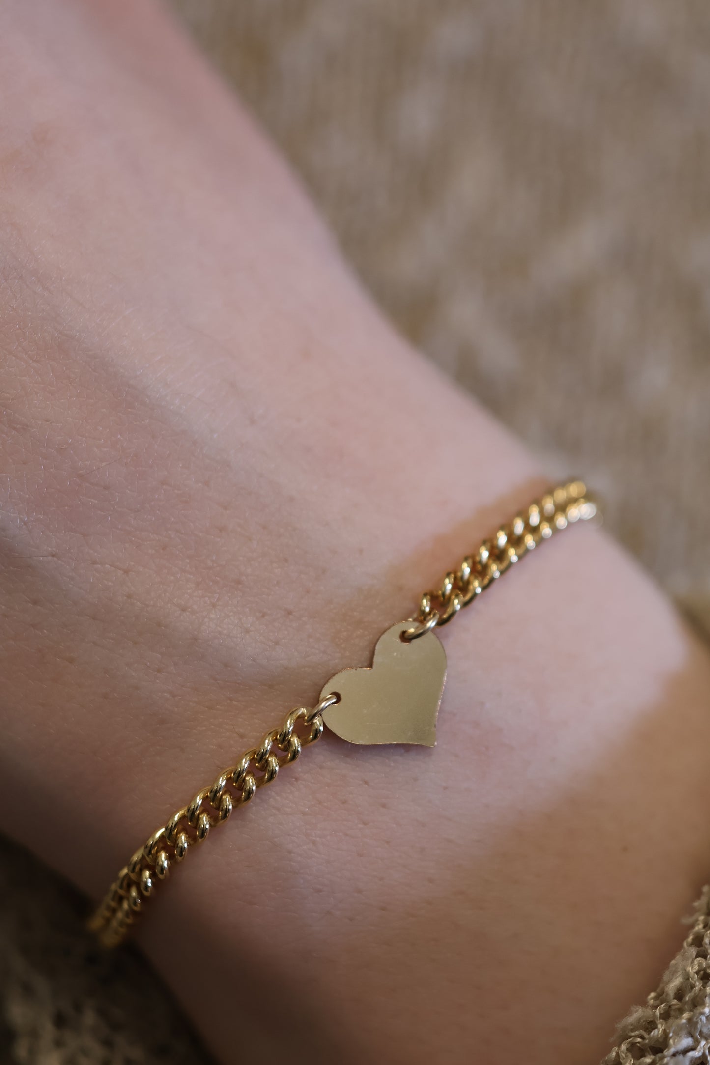 Personalisierte Armkette mit Gravur