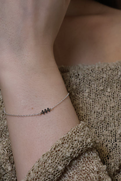 Personalisierte Armkette mit Angel Numbers