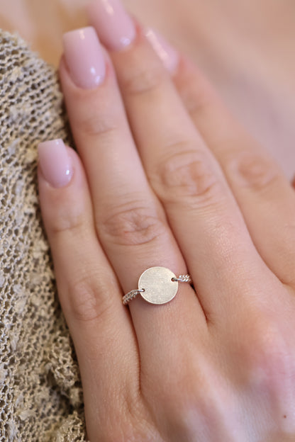 Personalisierter Ring mit Gravur