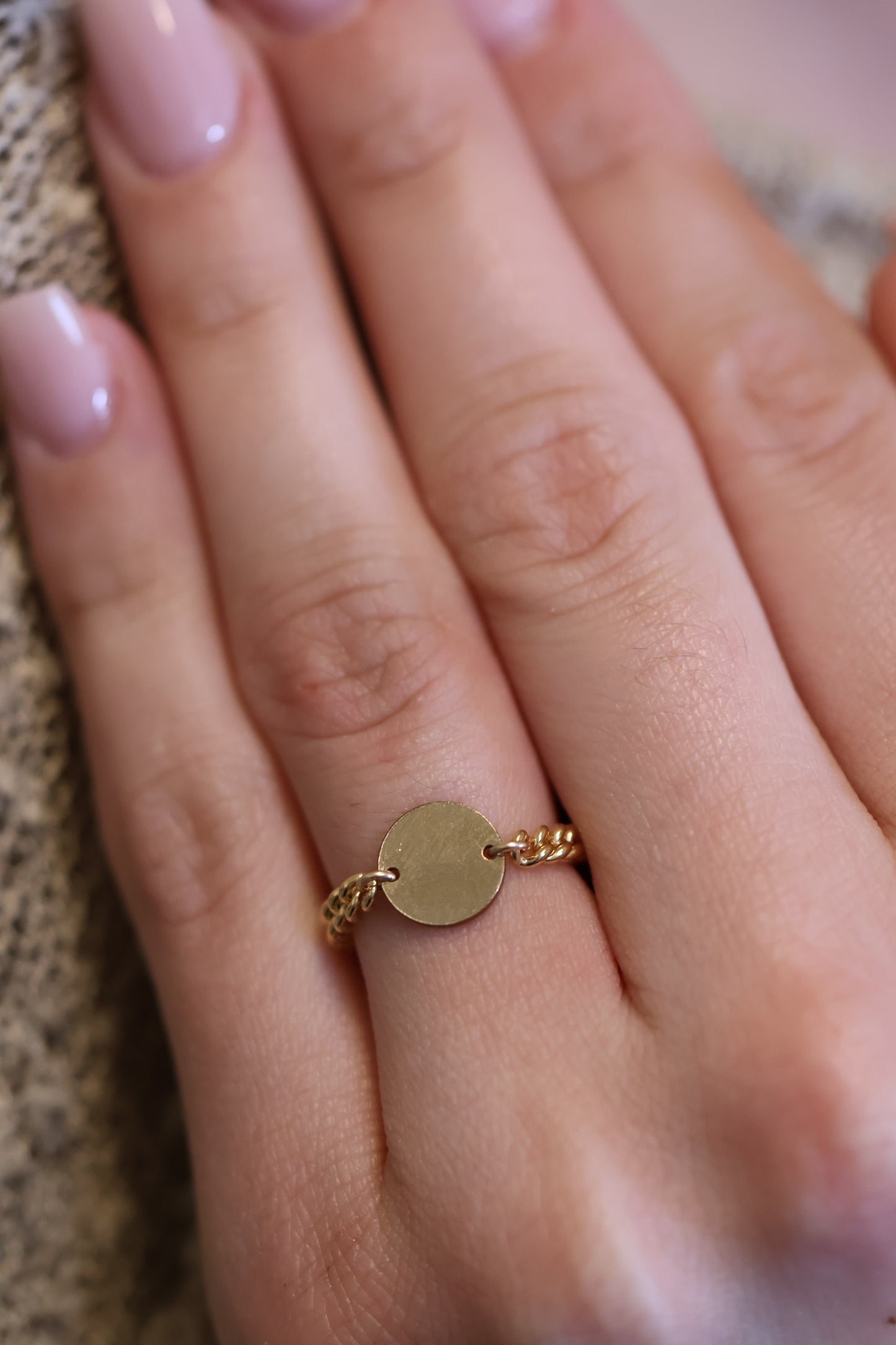 Personalisierter Ring mit Gravur