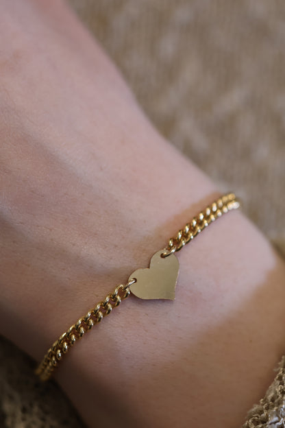 Personalisierte Armkette mit Gravur