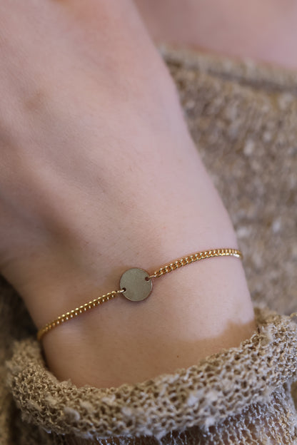 Personalisierte Armkette mit Gravur