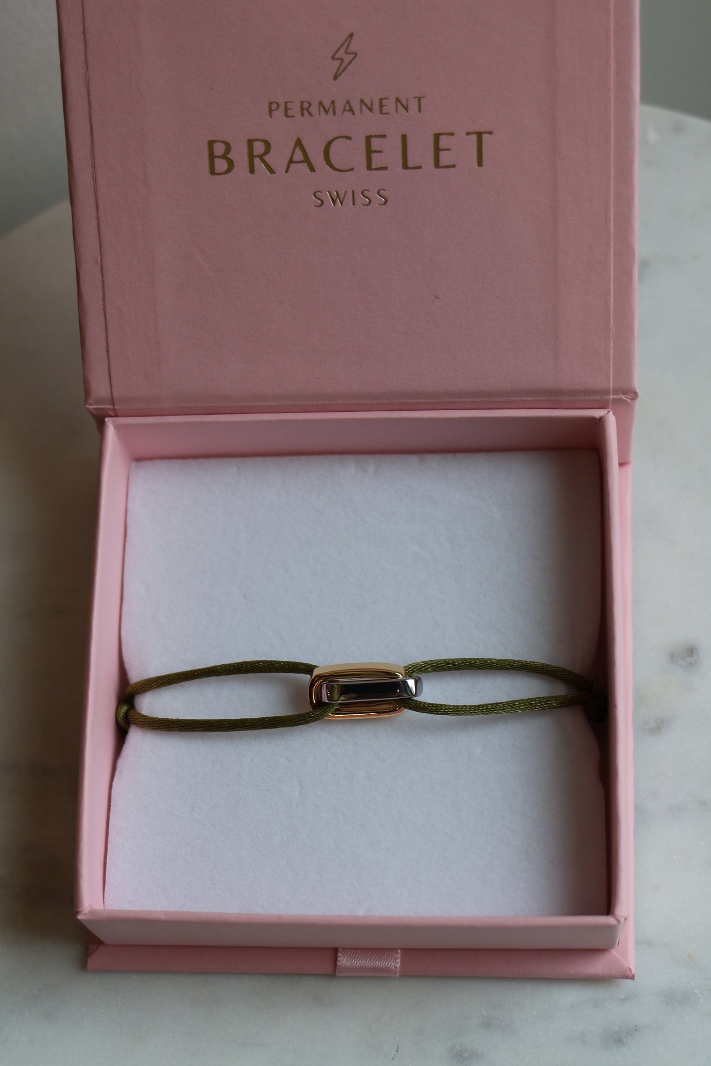 Interlocked Bracelet mit Charm BOLD (gross)