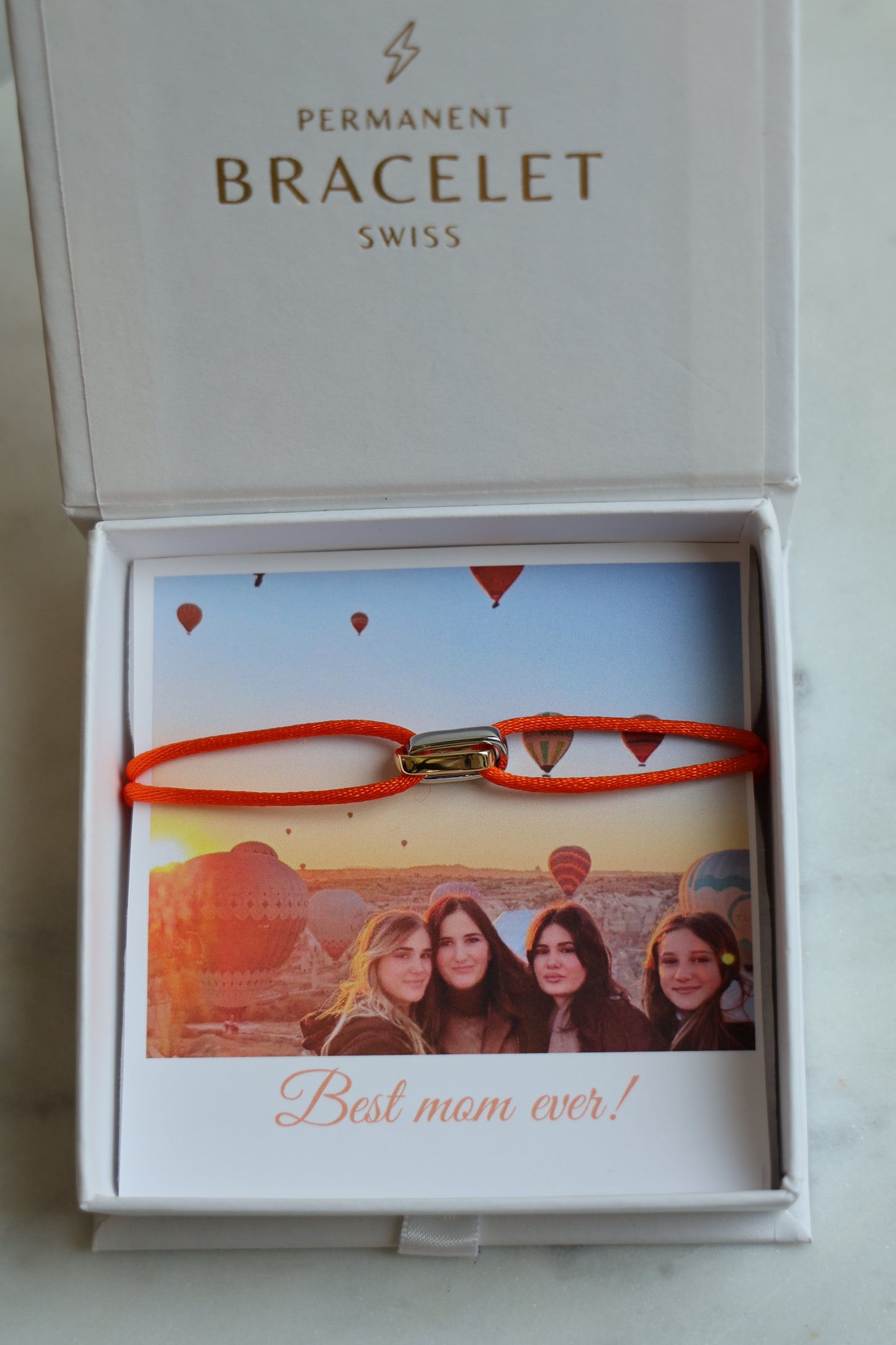 Interlocked Bracelet mit Charm FINE (klein)