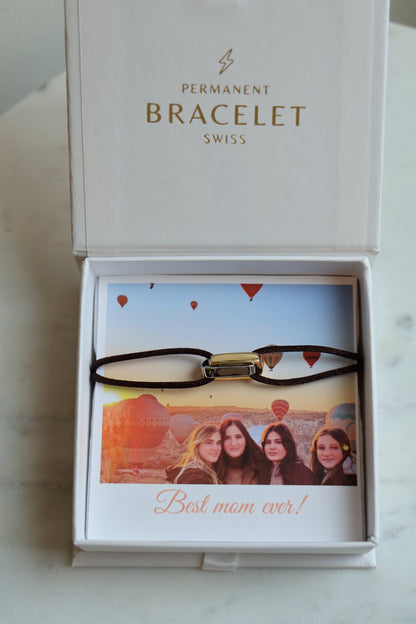 Interlocked Bracelet mit Charm BOLD (gross)