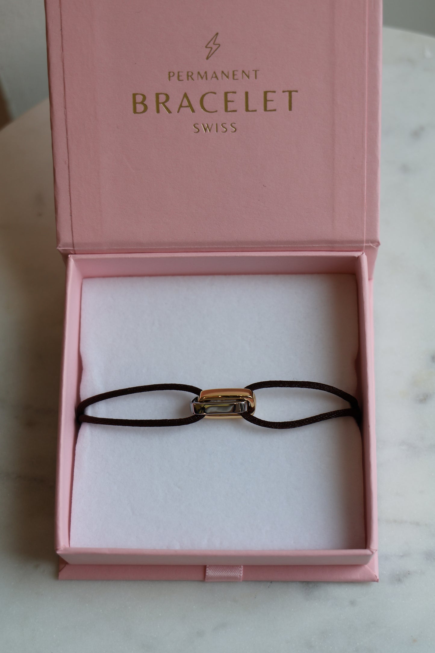 Interlocked Bracelet mit Charm BOLD (gross)