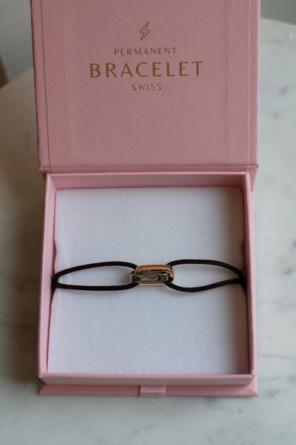 Interlocked Bracelet mit Charm BOLD (gross)