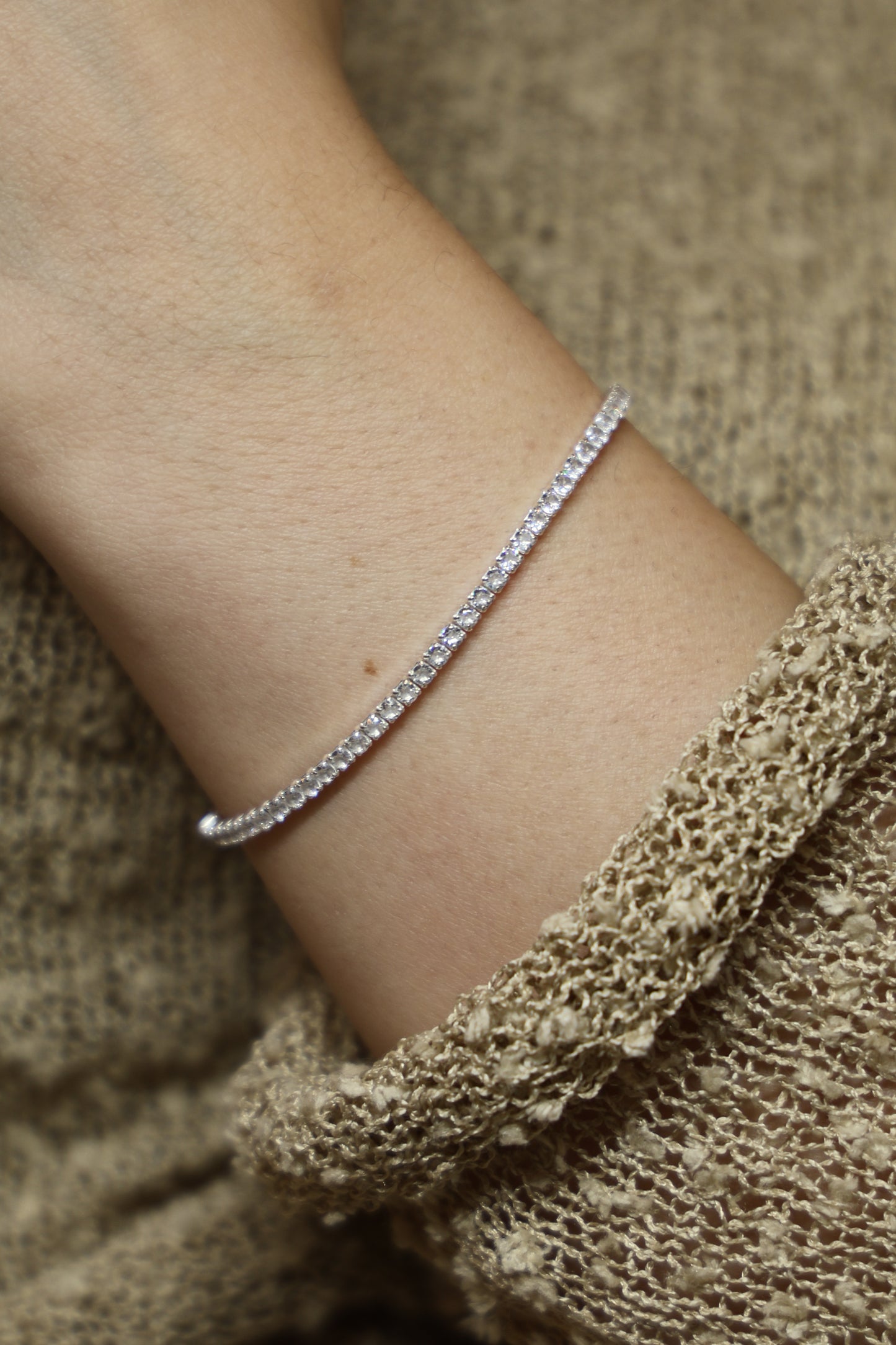 Personalisierte Tennis Armkette