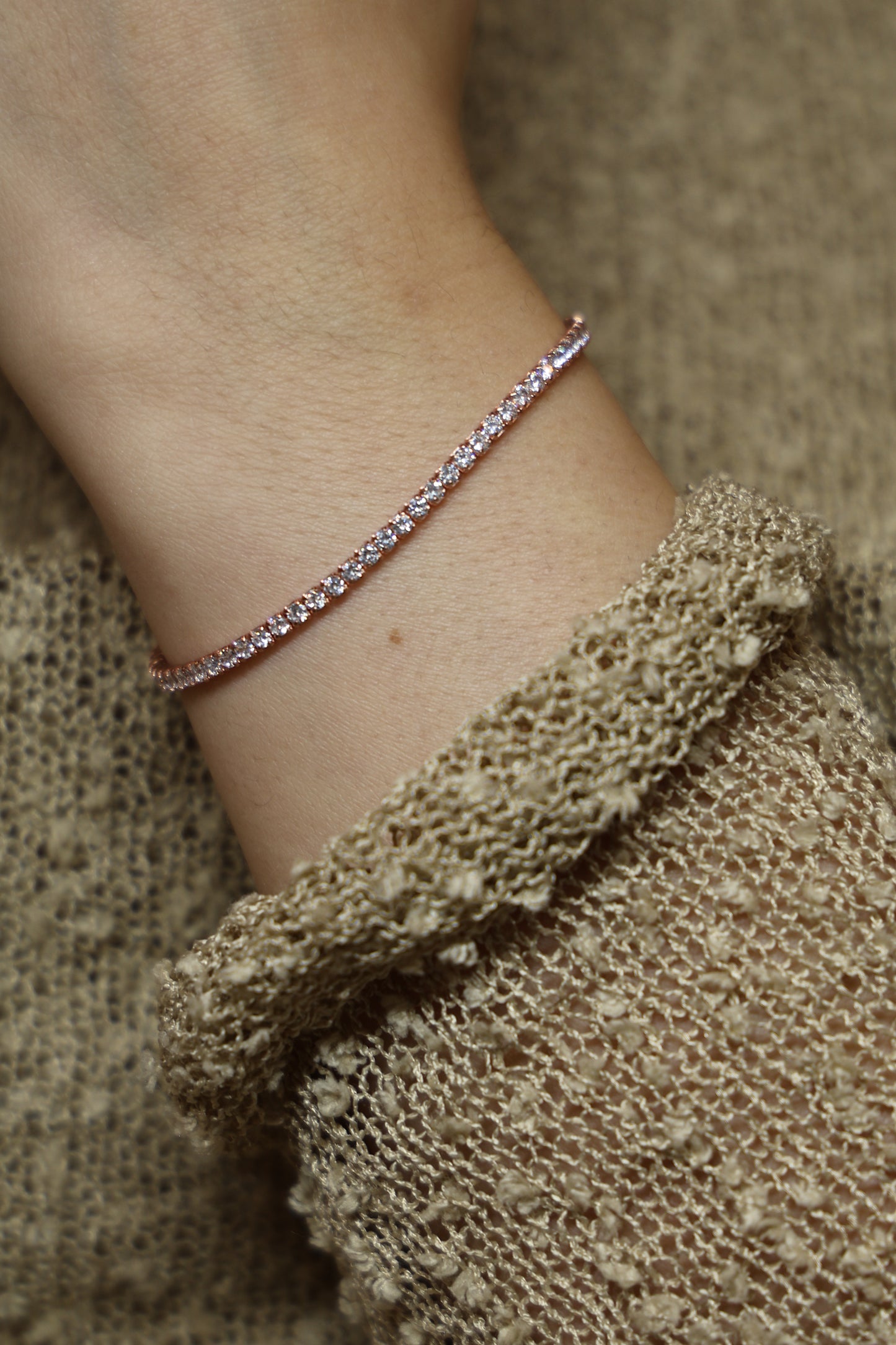 Personalisierte Tennis Armkette