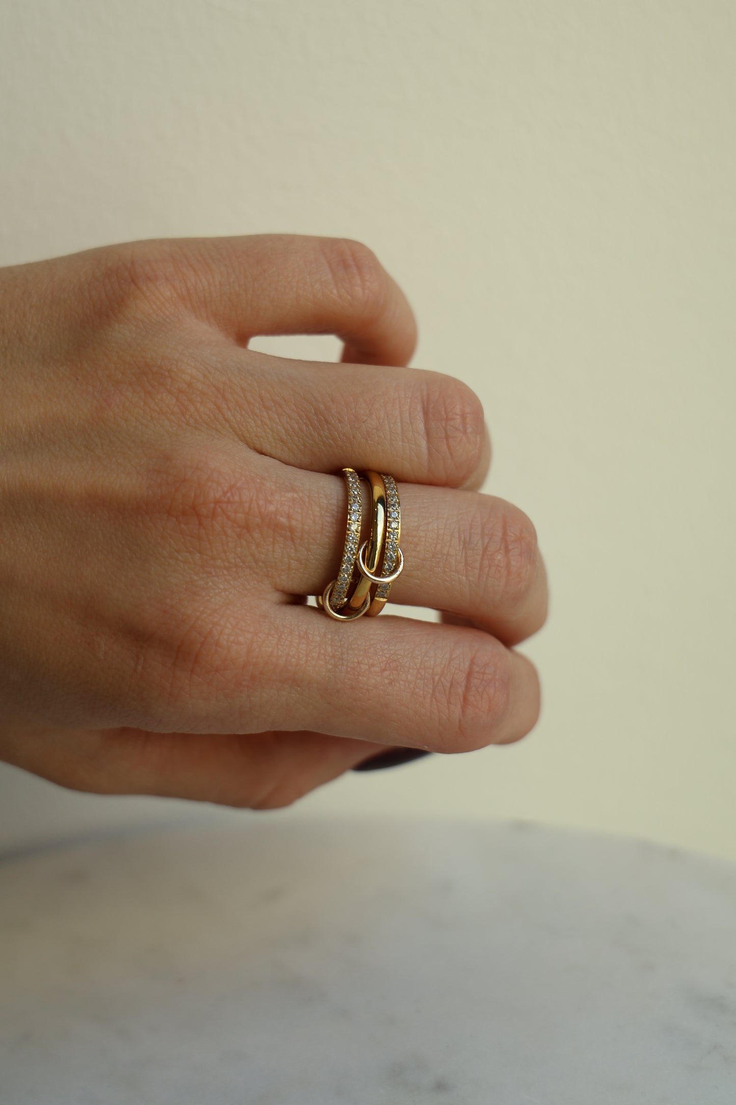 Connected Ring Gold