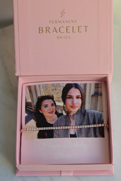 Personalisierte Tennis Armkette