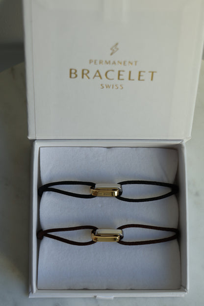 Interlocked Bracelet Set 2x mit Charm BOLD (gross)