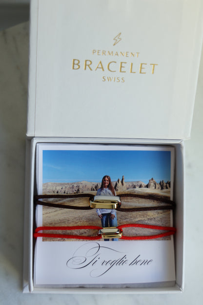 Interlocked Bracelet Set 1x mit Charm BOLD (gross) & 1x mit Charm FINE (klein)