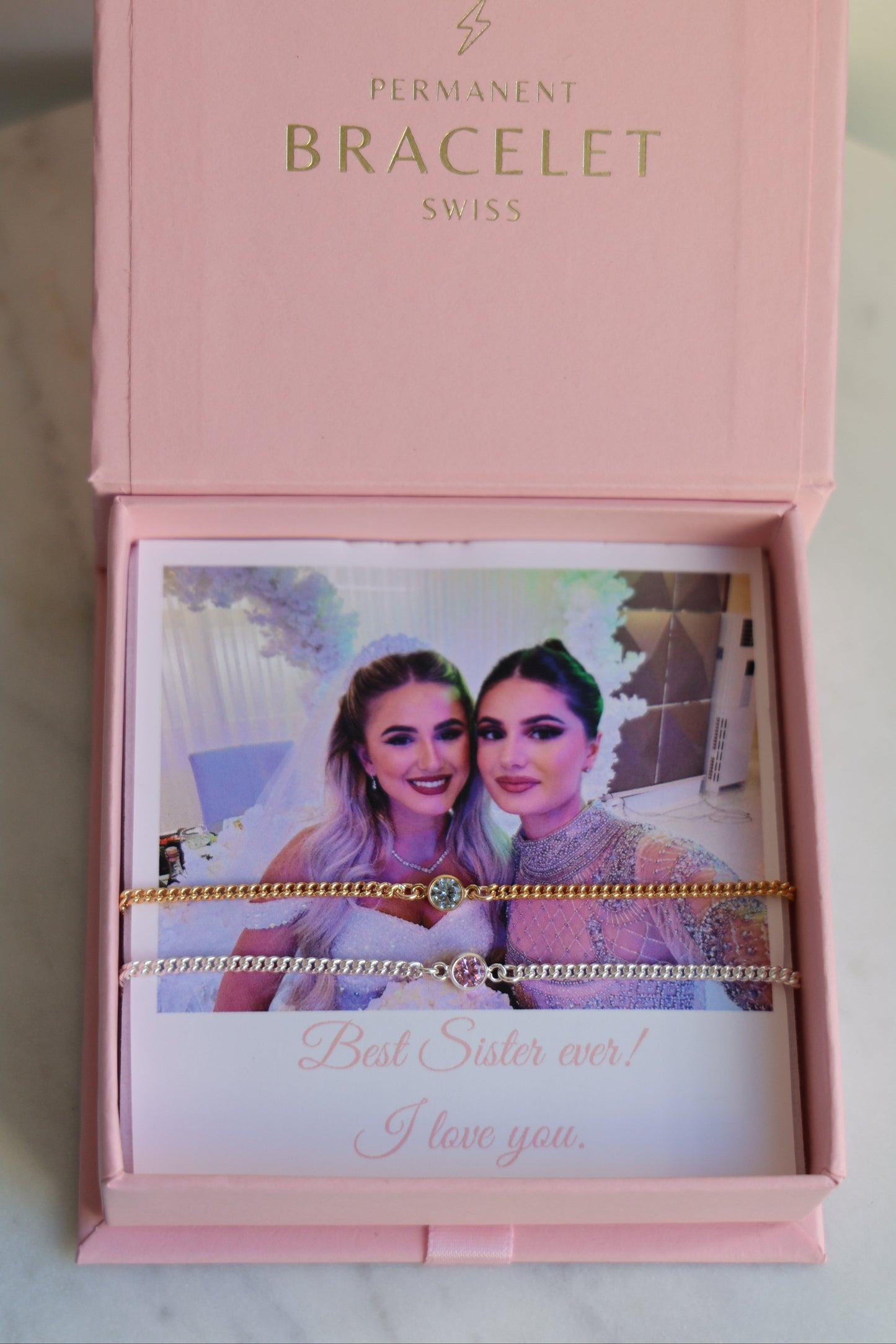 Personalisiertes Bracelet Set mit Monatsstein