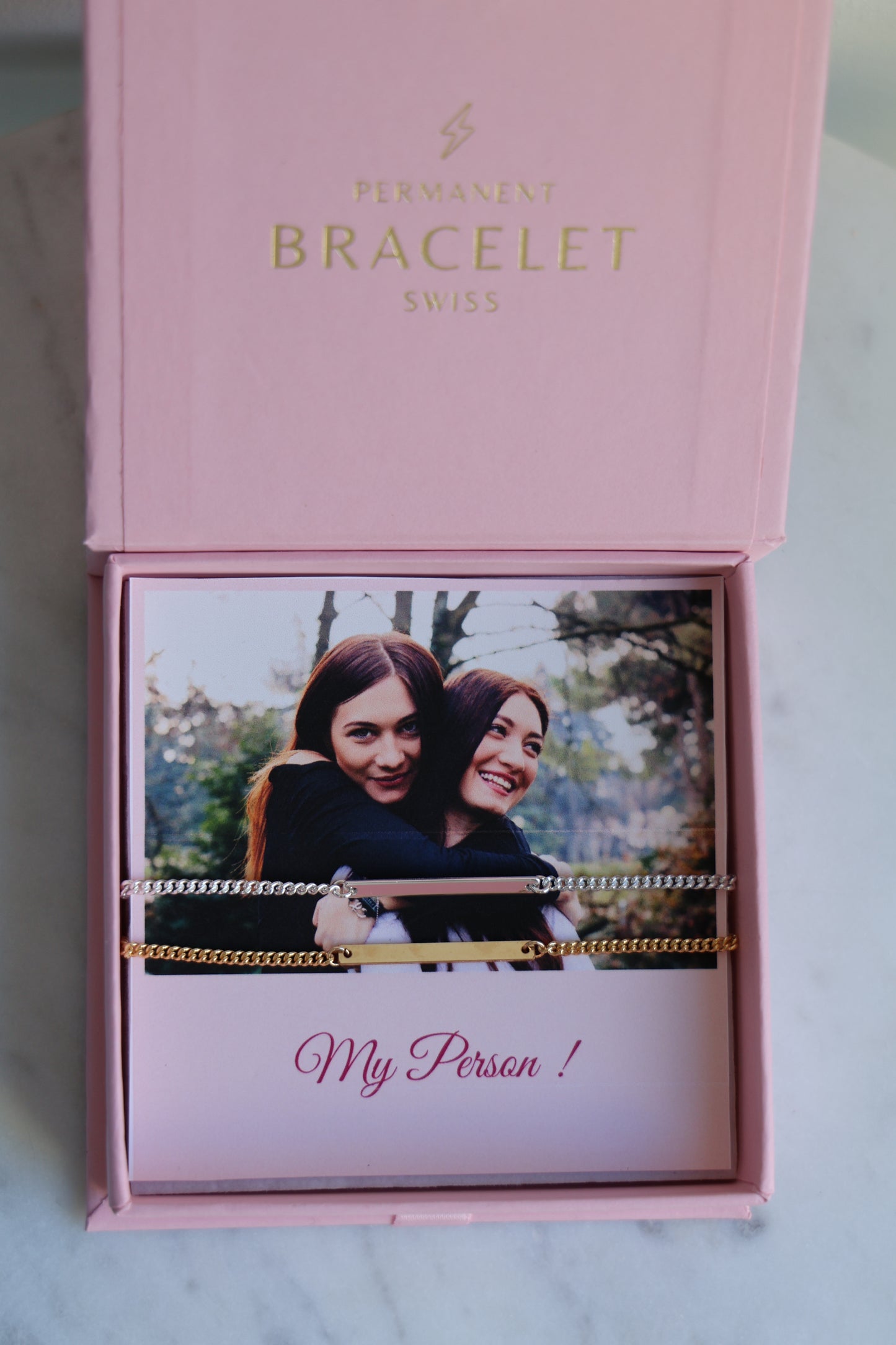 Personalisiertes Bracelet Set mit Gravur